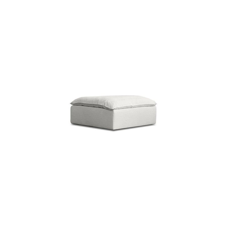 Sectionals: Parts Strato Sectional Ottoman Sea Shell Nubbly Fabric