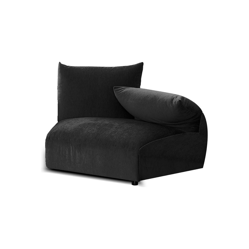 Sectionals: Parts Tavora 2 Back Corner Carbon Black Fabric
