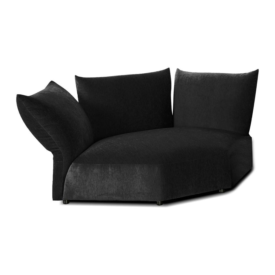Sectionals: Parts Tavora 3 Back Corner Carbon Black Fabric