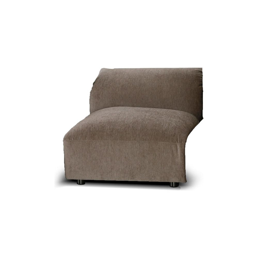 Sectionals: Parts Tavora Armless Warm Taupe Fabric