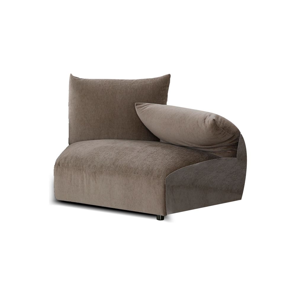 Sectionals: Parts Tavora 2 Back Corner Warm Taupe Fabric