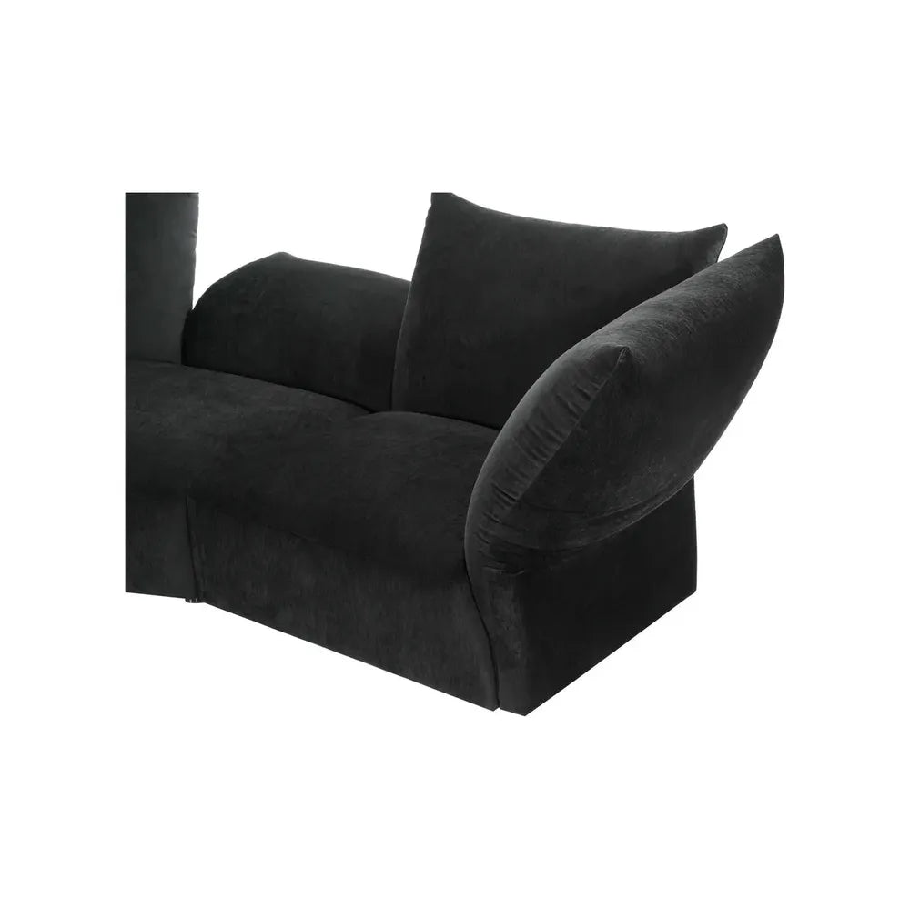 Sectionals Tavora 4pc Sectional - Carbon Black