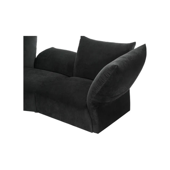 Sectionals Tavora 4pc Sectional - Carbon Black