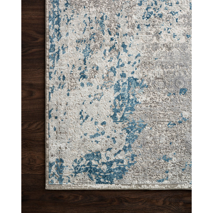 Loloi Sienne Dove / Ocean 2'-7" x 8'-0" Runner Rug