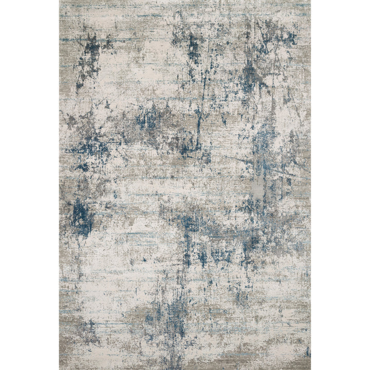 Loloi Sienne Ivory / Ocean 18" x 18" Sample Rug