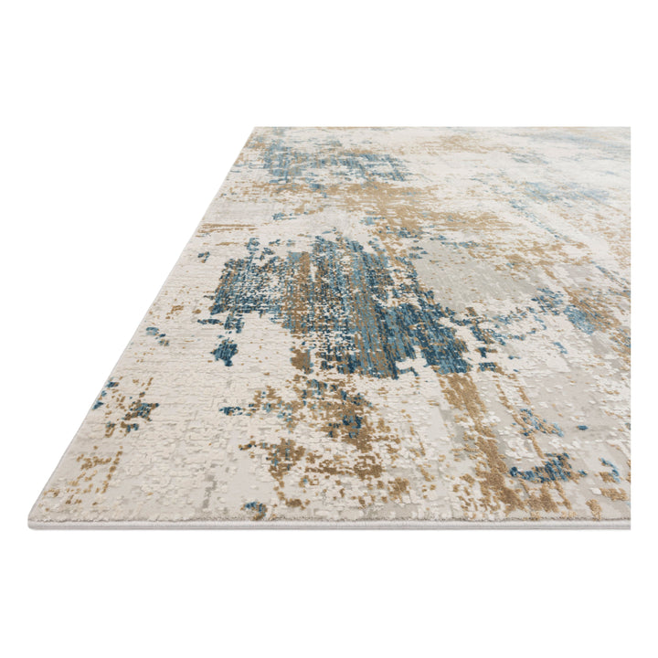 Loloi Sienne Ivory / Gold 18" x 18" Sample Rug