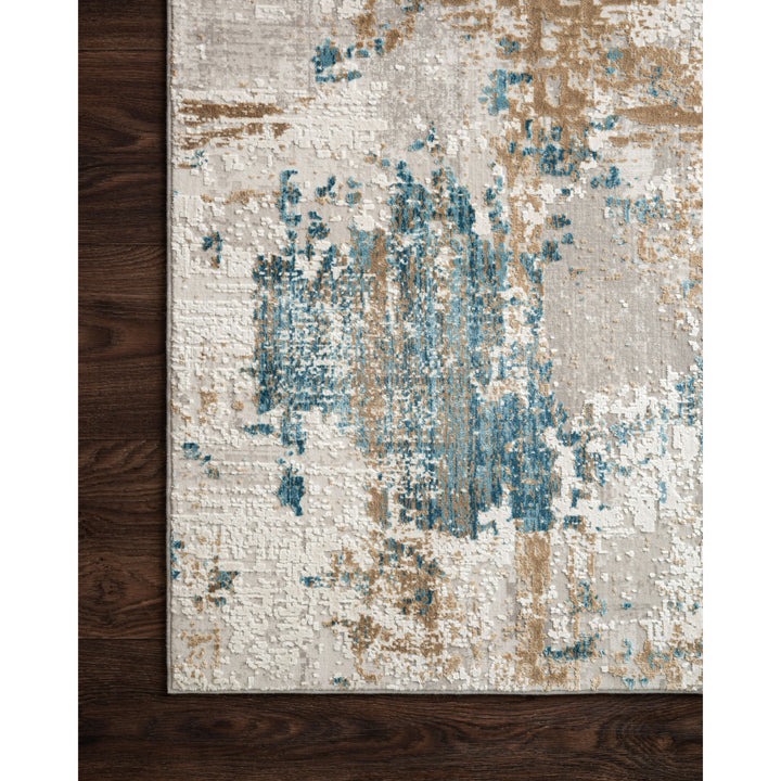 Loloi Sienne Ivory / Gold 18" x 18" Sample Rug