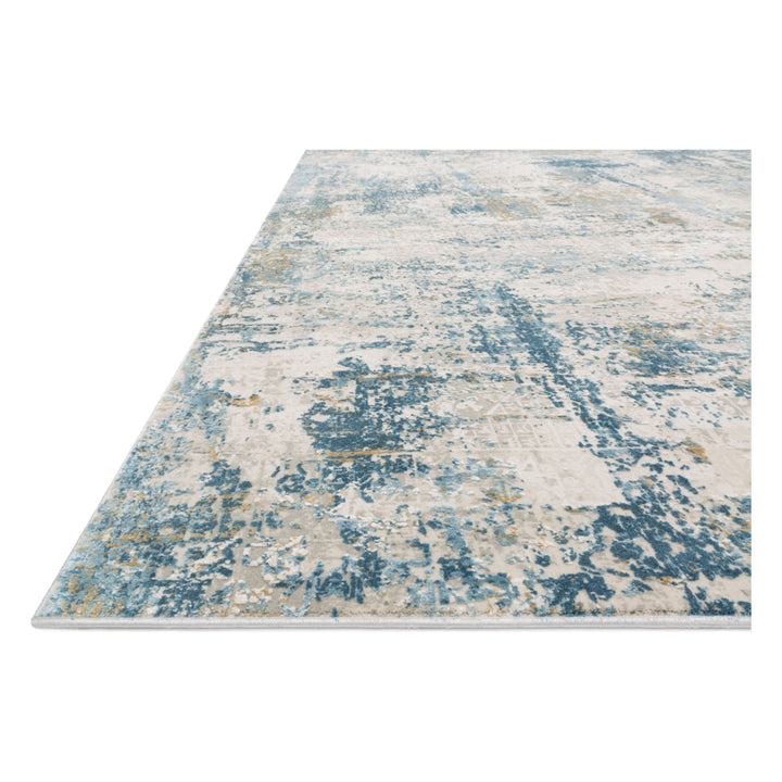 Loloi Sienne Grey / Blue 2'-7" x 8'-0" Runner Rug