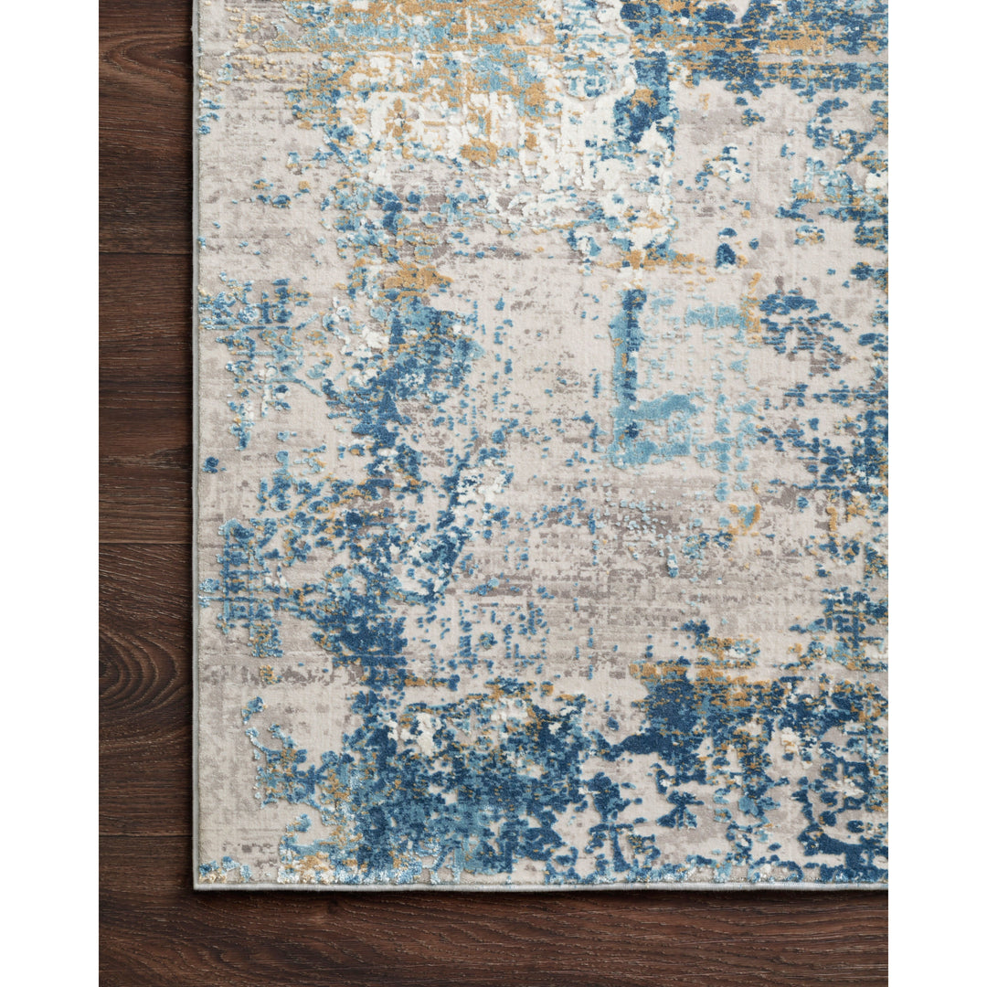 Loloi Sienne Grey / Blue 2'-7" x 8'-0" Runner Rug