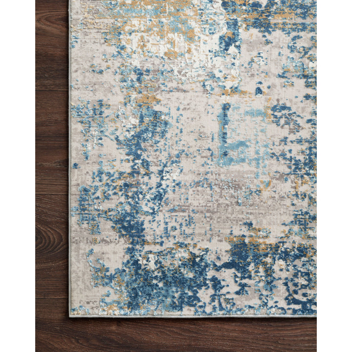 Loloi Sienne Grey / Blue 2'-7" x 8'-0" Runner Rug