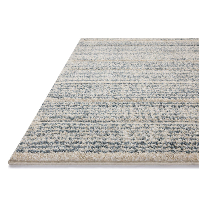 Loloi Silas Oatmeal / Blue 18" x 18" Sample Rug