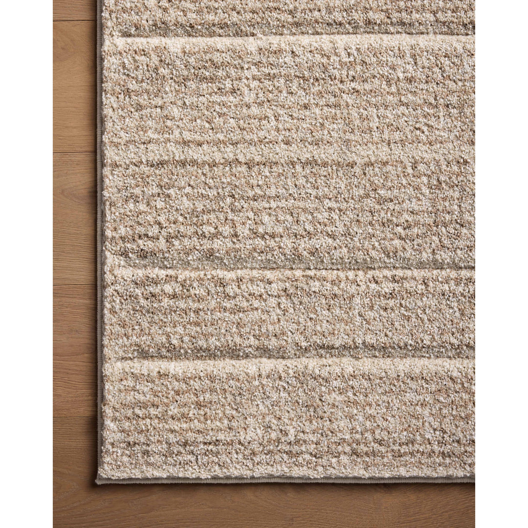 Loloi Silas Oatmeal / Clay 18" x 18" Sample Rug