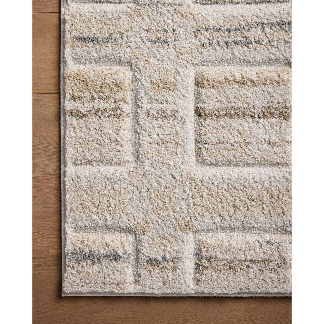 Loloi Silas Bone / Multi 18" x 18" Sample Rug