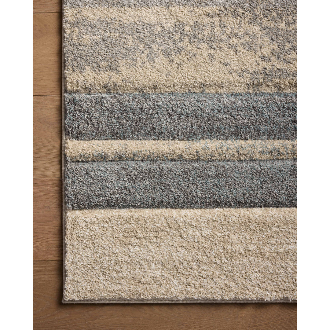 Loloi Silas Slate / Sand 2'-7" x 4' Accent Rug