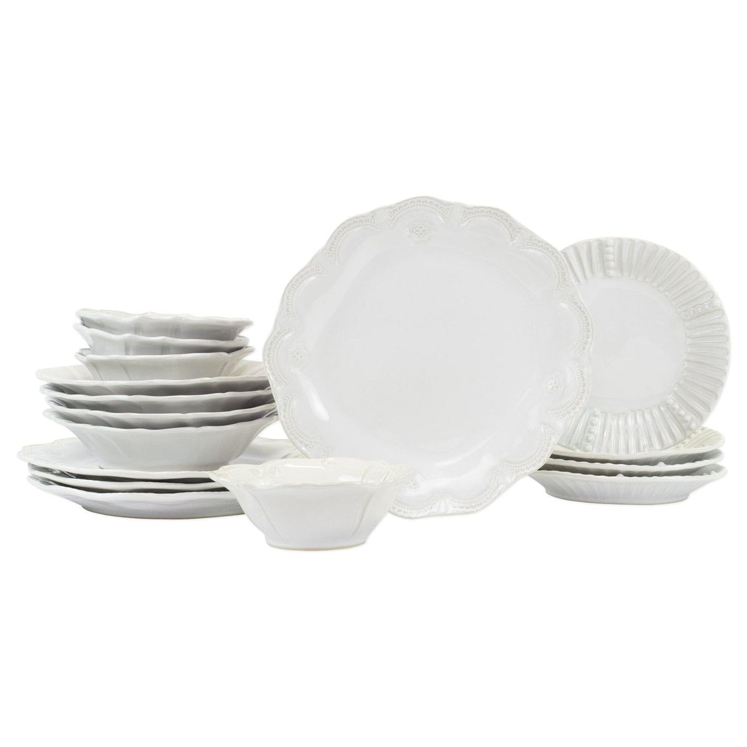 Incanto Stone White Place Setting - 16-Piece / Assorted