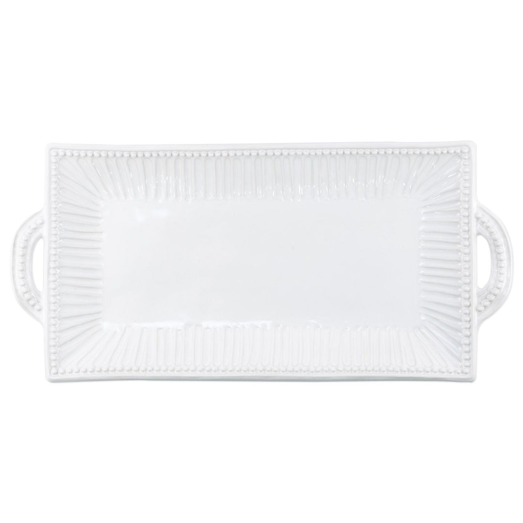 Incanto Stone Stripe Rectangular Handled Platter - Default Title