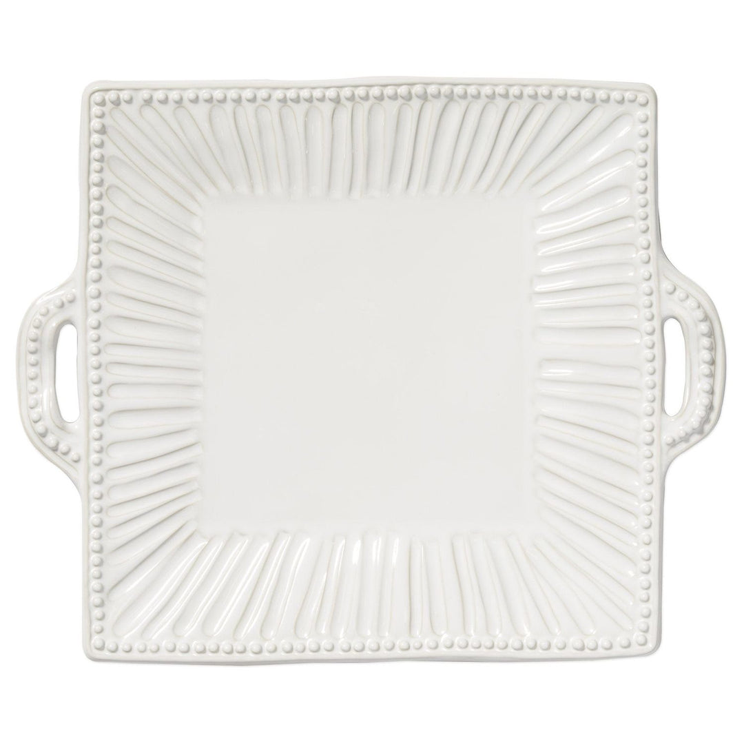 Incanto Stone Stripe Square Handled Platter - Default Title