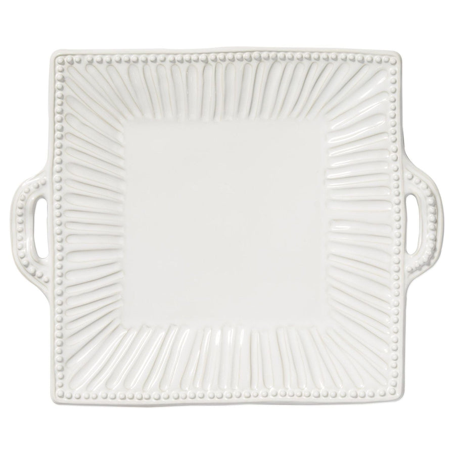 Incanto Stone Stripe Square Handled Platter - Default Title