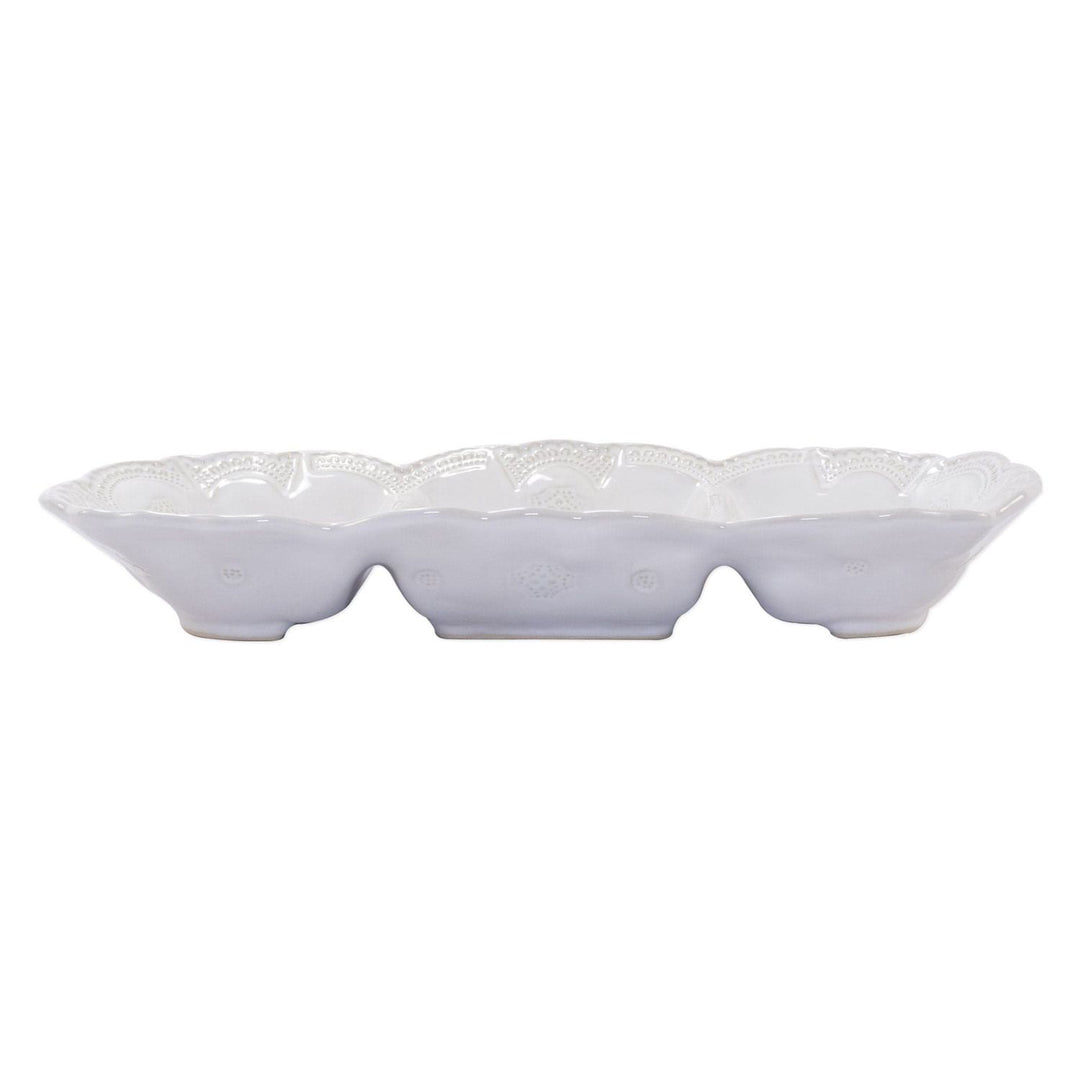 Incanto Stone Lace Three-Part Server