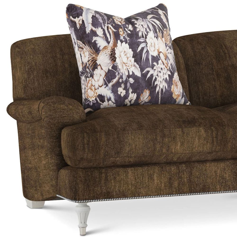 Sofas Dagenham English Arm Sofa with Olive Mohair