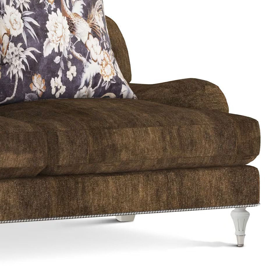 Sofas Dagenham English Arm Sofa with Olive Mohair