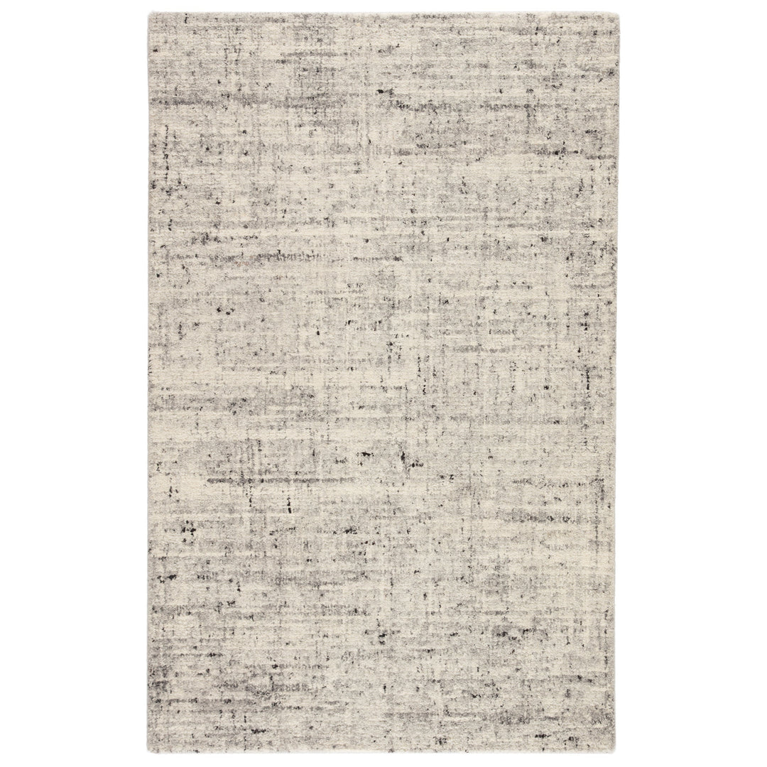 Jaipur Living Macklin Handmade Solid Ivory/ Light Gray Area Rug (9'X12')