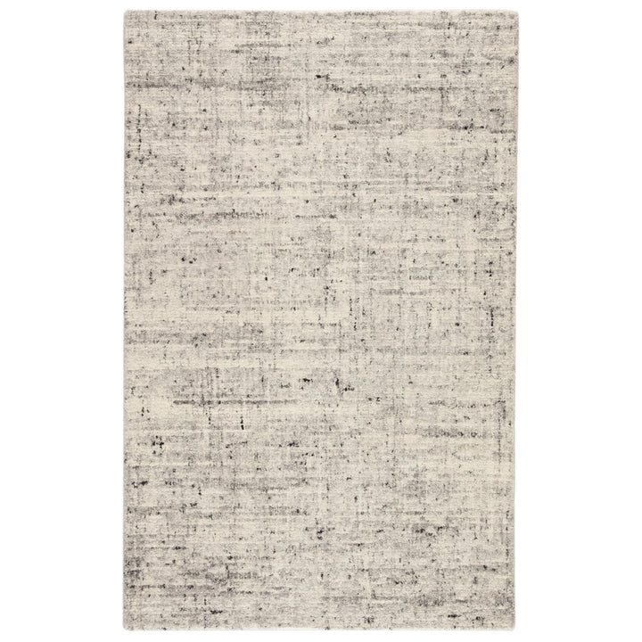 Jaipur Living Macklin Handmade Solid Ivory/ Light Gray Area Rug (5'X8')