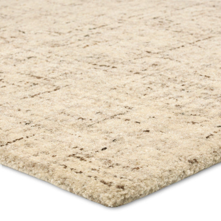 Jaipur Living Macklin Handmade Solid Cream/Brown Area Rug (8'X10')