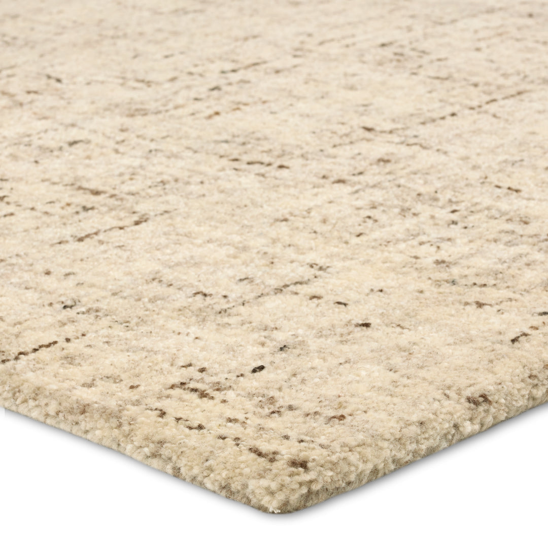 Jaipur Living Macklin Handmade Solid Cream/Brown Area Rug (9'X12')