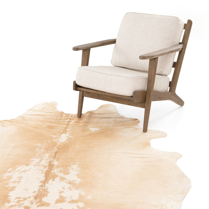 Jasper Modern Cowhide Rug - Natural Brown