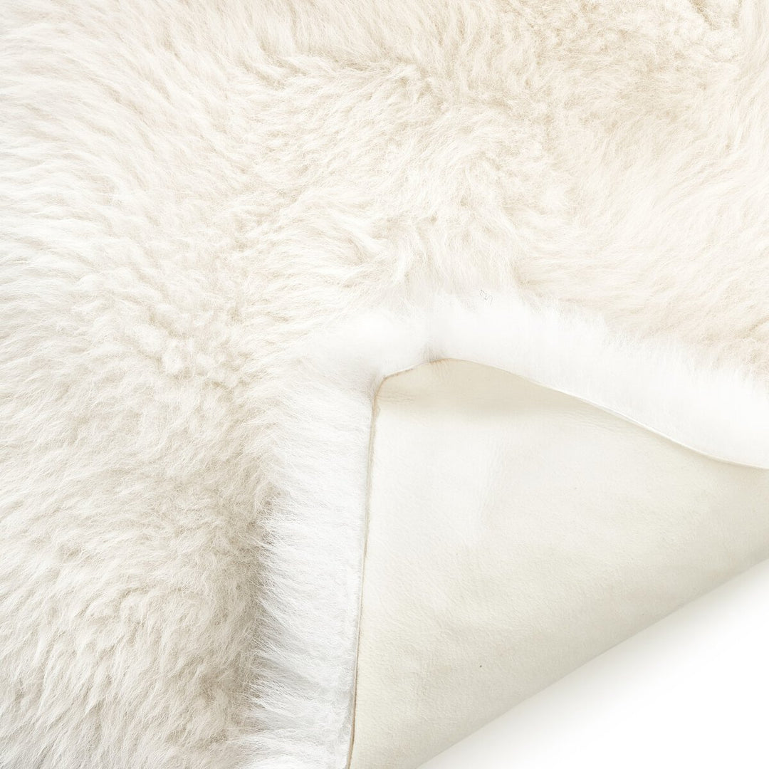 Milo Lambskin Throw - Cream