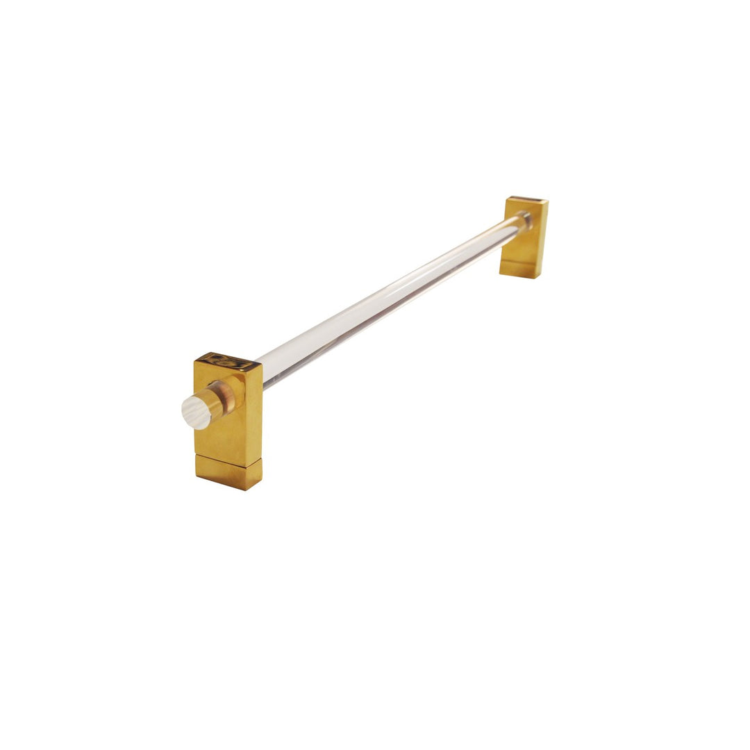 Smith - Acrylic And Brass Minimal Towel Bar