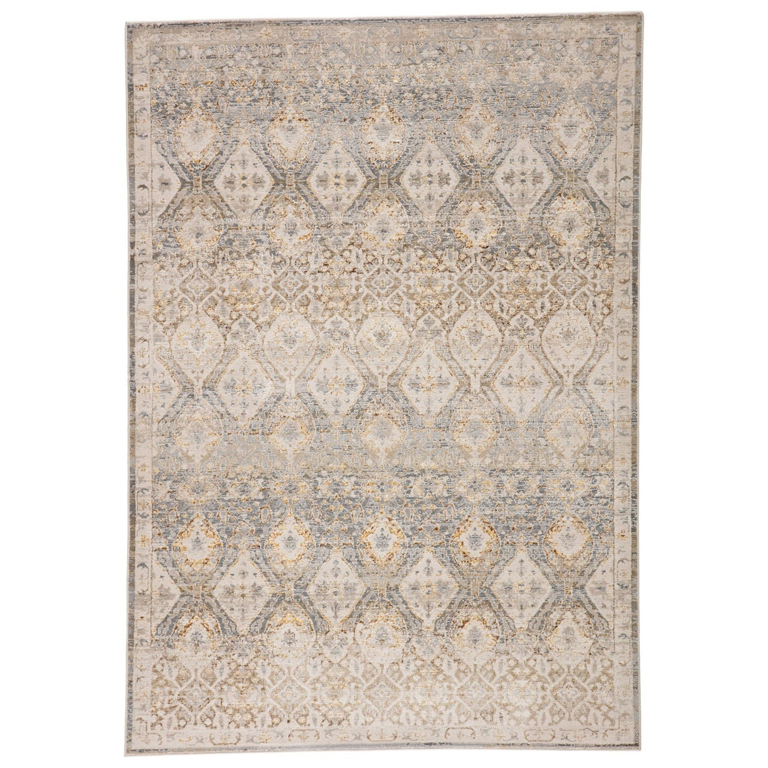 Vibe Hakeem Oriental Gray/ Gold Area Rug (5'X7'6")