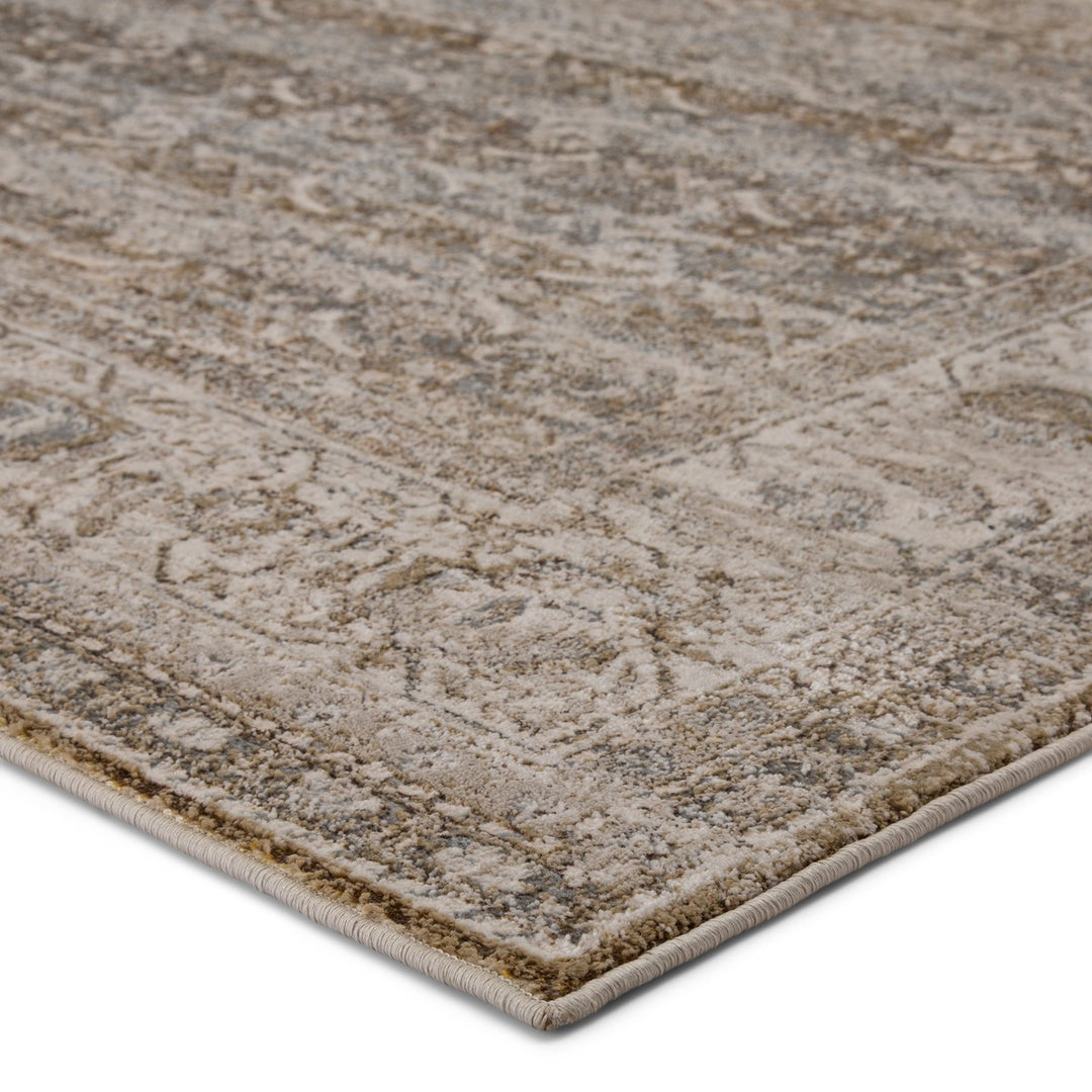 Vibe by Jaipur Living Ilias Oriental Gray/ Tan Area Rug (5'X7'6")