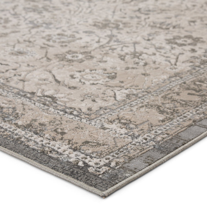 Vibe by Jaipur Living Odel Oriental Gray/ White Area Rug (5'X7'6")