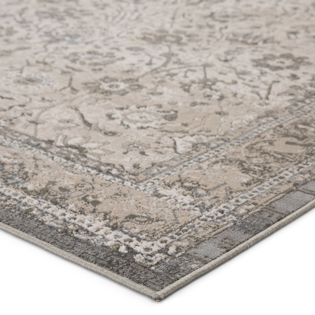 Vibe by Jaipur Living Odel Oriental Gray/ White Area Rug (11'8"X15')