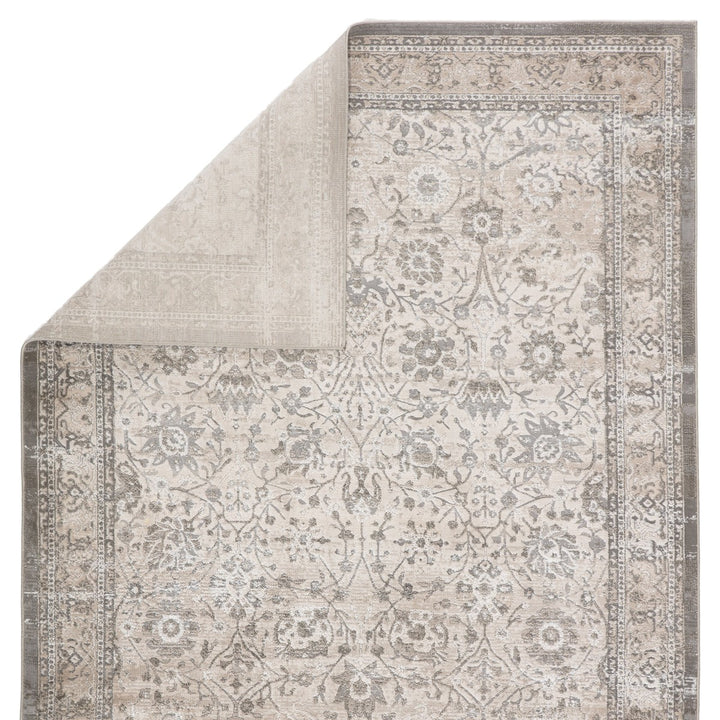 Vibe by Jaipur Living Odel Oriental Gray/ White Area Rug (7'10"X10'6")