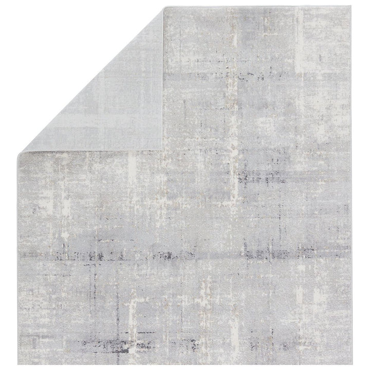 Vibe by Jaipur Living Lavato Abstract Light Gray/ Cream Area Rug (5'X8')