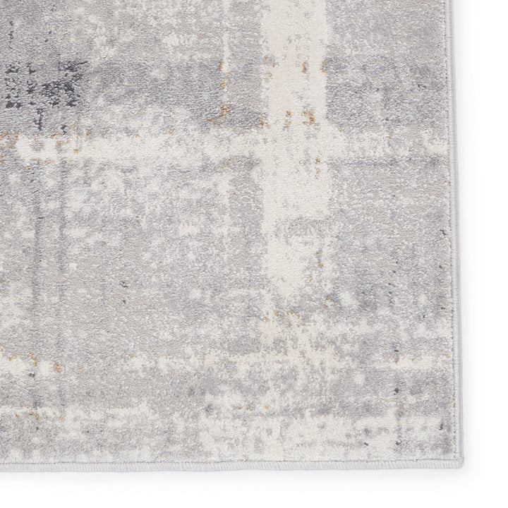 Vibe by Jaipur Living Lavato Abstract Light Gray/ Cream Area Rug (5'X8')