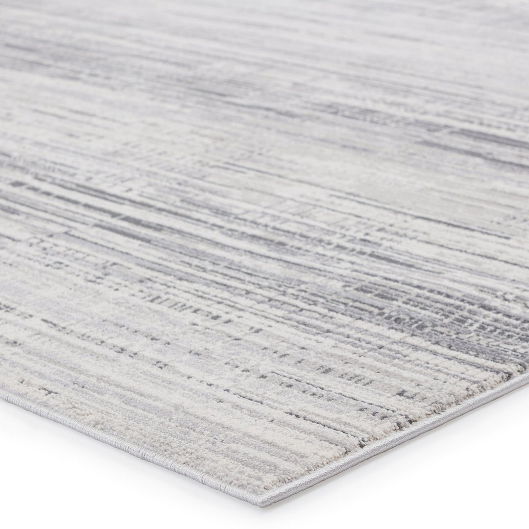 Vibe by Jaipur Living Zesiro Abstract Gray/ Ivory Area Rug (9'6"X13')