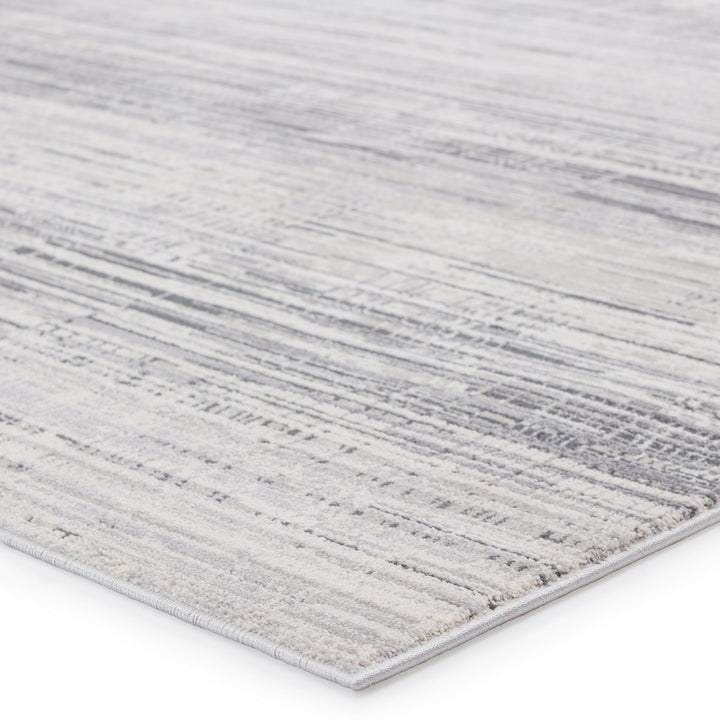 Vibe by Jaipur Living Zesiro Abstract Gray/ Ivory Area Rug (9'6"X13')