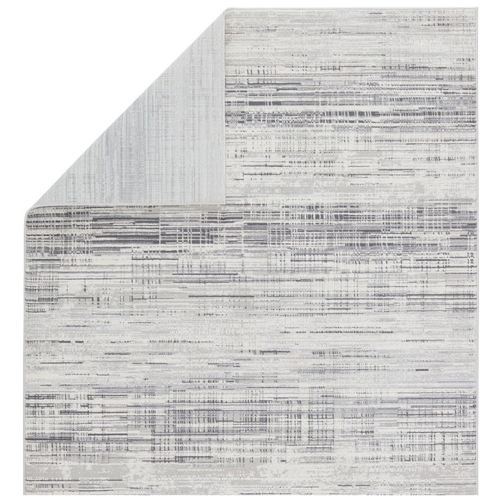 Vibe by Jaipur Living Zesiro Abstract Gray/ Ivory Area Rug (9'6"X13')