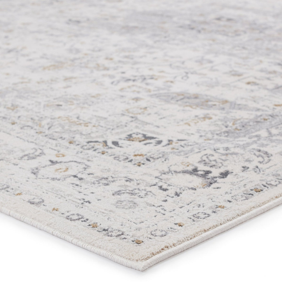 Vibe by Jaipur Living Ellington Medallion Cream/ Gray Area Rug (9'6"X13')