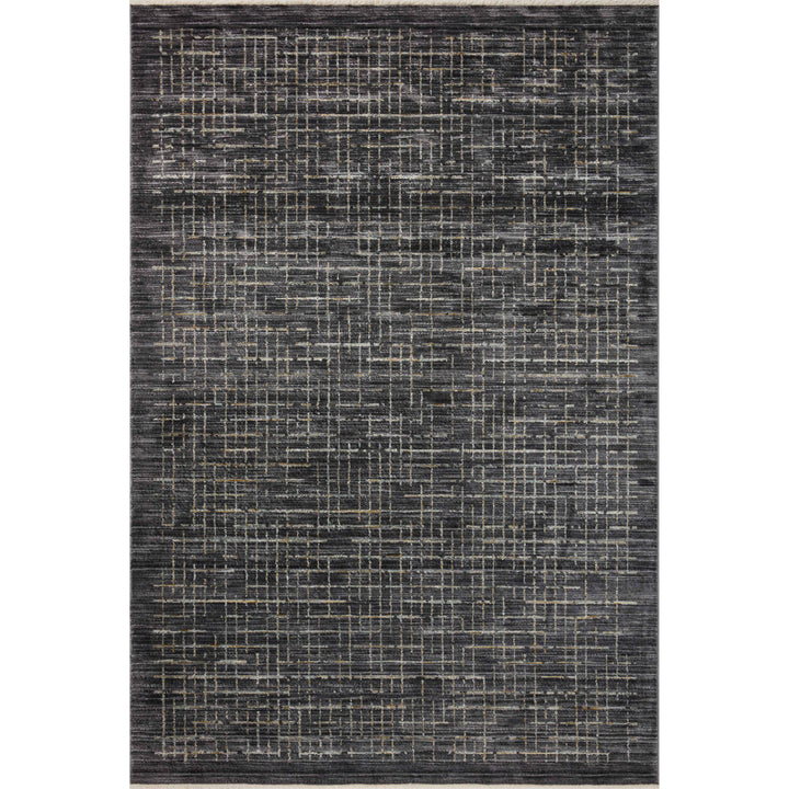 Loloi Soho Onyx / Silver 3'-6" x 5'-6" Accent Rug