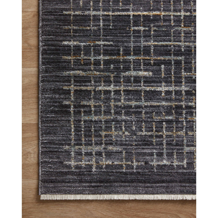 Loloi Soho Onyx / Silver 2'-7" x 8'-0" Runner Rug