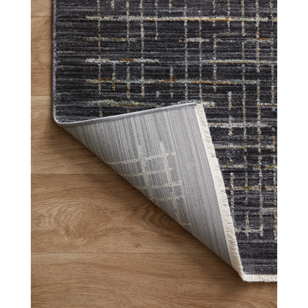 Loloi Soho Onyx / Silver 2'-7" x 8'-0" Runner Rug