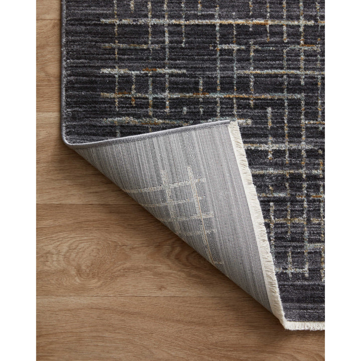 Loloi Soho Onyx / Silver 2'-7" x 8'-0" Runner Rug