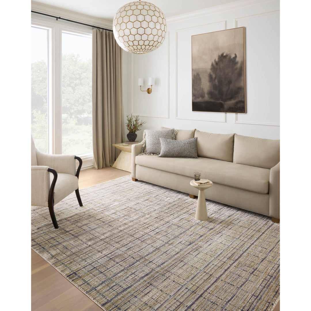 Loloi Soho Pebble / Charcoal 3'-6" x 5'-6" Accent Rug