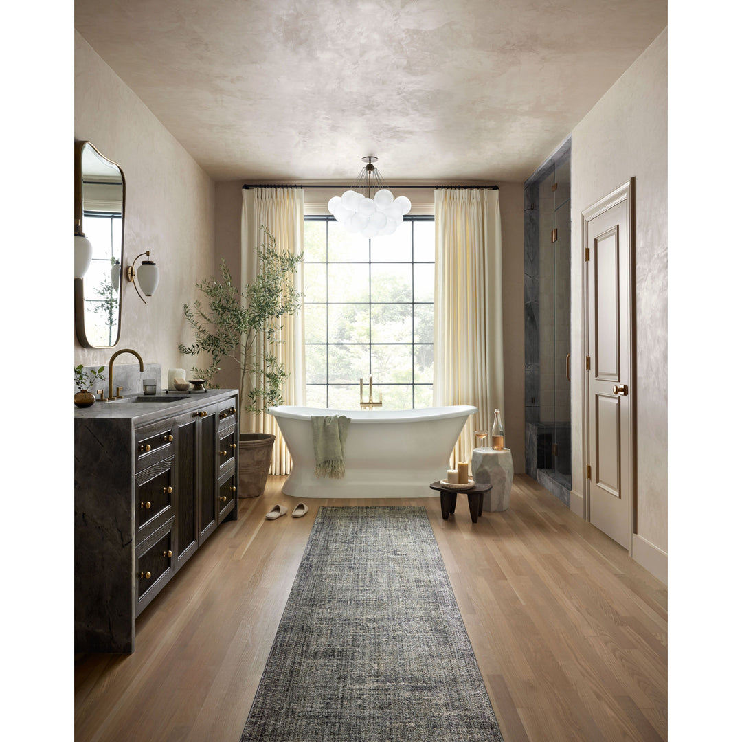 Loloi Soho Multi / Slate 3'-6" x 5'-6" Accent Rug