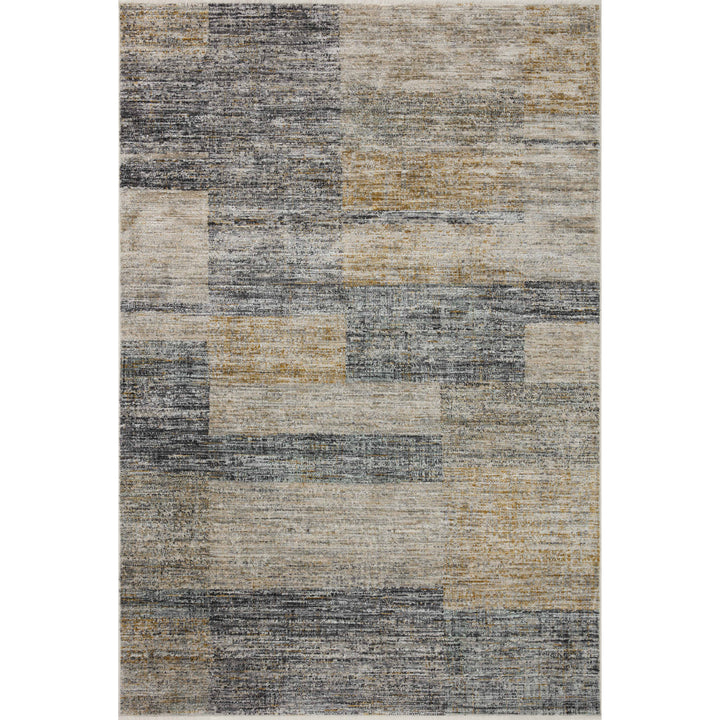 Loloi Soho Grey / Gold 2'-7" x 12'-0" Runner Rug